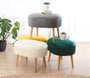 Atelier Del Sofa Moile - Puf de terciopelo Gris